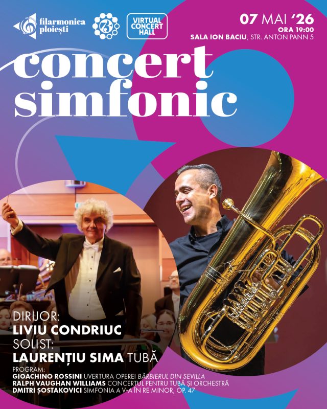 Bilet virtual transmisie live Concert Simfonic - 7 mai 2026