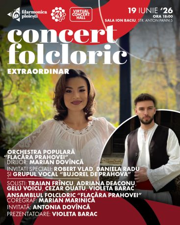 Bilet virtual transmisie live Concert Folcloric Extraordinar - 19 iunie 2026