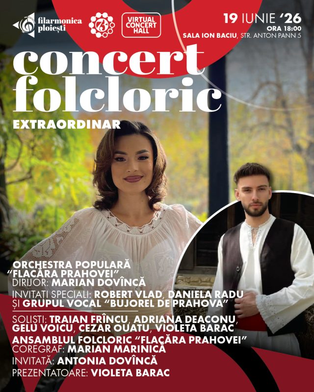 Bilet virtual transmisie live Concert Folcloric Extraordinar - 19 iunie 2026