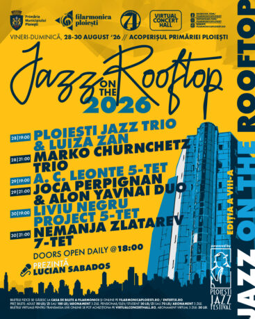 Bilet virtual transmisie live Jazz on the Rooftop VIII - 28-30 august 2026