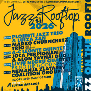 Bilet virtual transmisie live Jazz on the Rooftop VIII - 28-30 august 2026