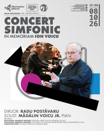 Bilet virtual transmisie live Concert Simfonic „In memoriam Ion Voicu” - 8 octombrie 2026