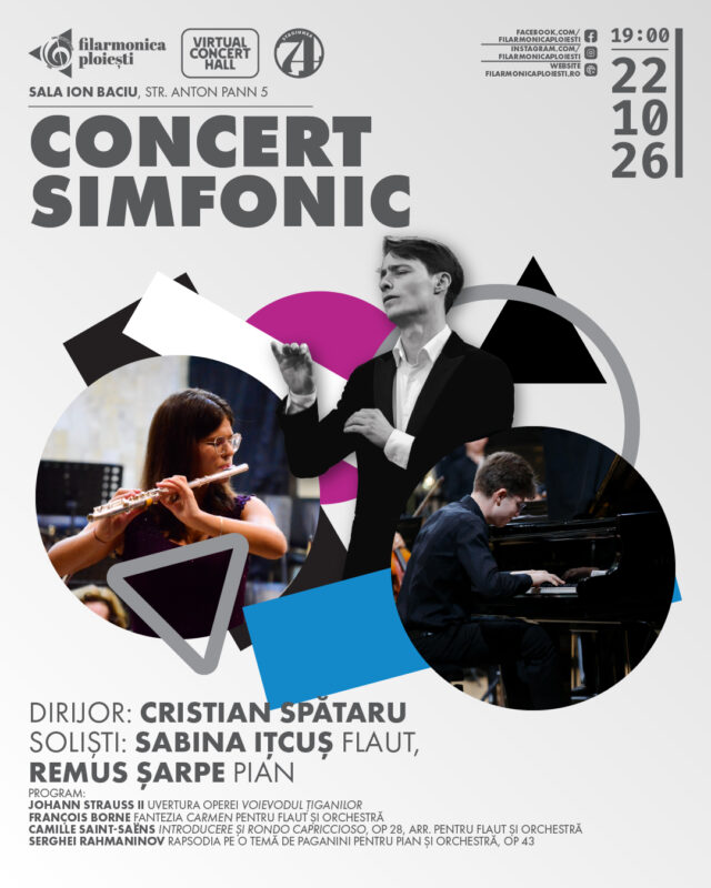 Bilet virtual transmisie live Concert Simfonic - 22 octombrie 2026