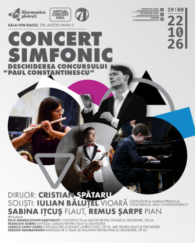 Bilet virtual transmisie live Concert Simfonic - 22 octombrie 2026