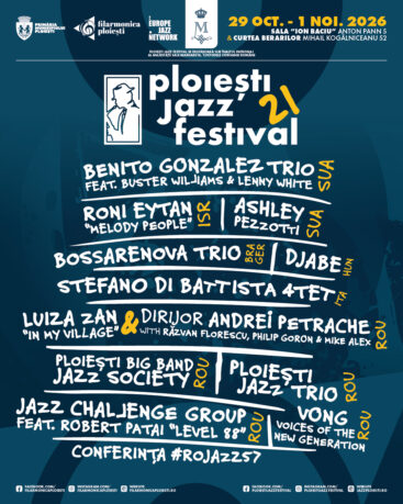 Bilet virtual transmisie live Ploiești Jazz Festival 2026 - Ediția 21 - 29 octombrie – 1 noiembrie 2026