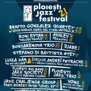 Bilet virtual transmisie live Ploiești Jazz Festival 2026 - Ediția 21 - 29 octombrie – 1 noiembrie 2026