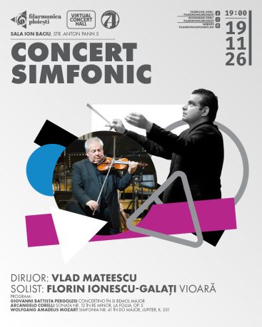 Bilet virtual transmisie live Concert Simfonic – 19 noiembrie 2026