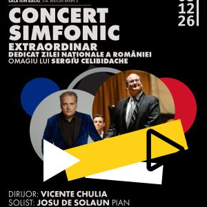 Bilet virtual transmisie live Concert Simfonic Extraordinar – dedicat Zilei Naționale a României – 3 decembrie 2026